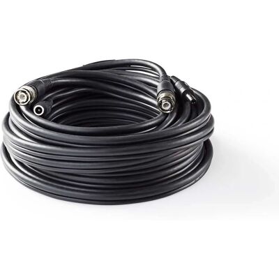 Nedis CCTV Kamera Kabel - 10m Schwarz - Überwachungsausrüstung Nedis CCTV Kamera Kabel - 10m Schwarz - Überwachungsausrüstung