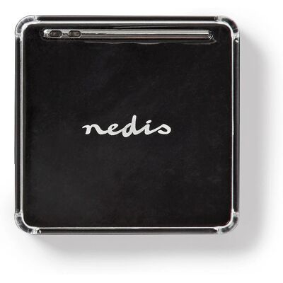 Nedis Compact Kaartlezer - USB 3.2 Gen 1 - Zwart Nedis Compact Kaartlezer - USB 3.2 Gen 1 - Zwart