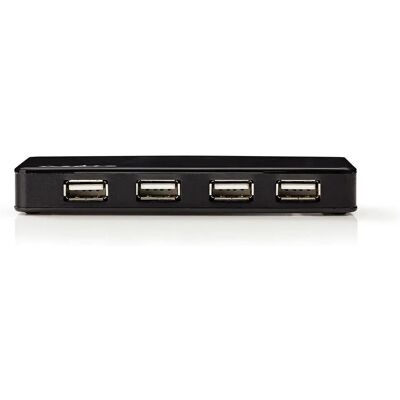 Nedis Hub USB - 7 Porturi USB 2.0 - Negru Nedis Hub USB - 7 Porturi USB 2.0 - Negru