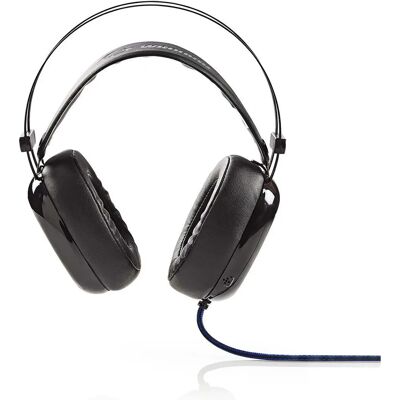 Casque Gaming Nedis GHST300BK - Over-Ear Stéréo - Microphone - 2.2m - Publicité Casque Gaming Nedis GHST300BK - Over-Ear Stéréo - Microphone - 2.2m - Publicité