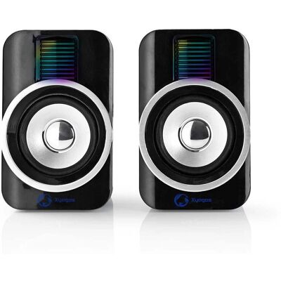 Alto-falante Nedis GSPR20020BK - 15W Estéreo - Preto Alto-falante Nedis GSPR20020BK - 15W Estéreo - Preto