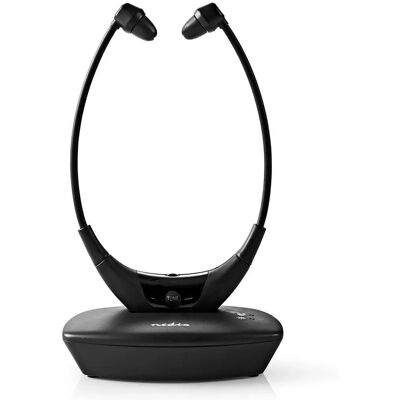 Nedis Langattomat Radiotaajuuskuulokkeet In-Ear - MUSTA Nedis Langattomat Radiotaajuuskuulokkeet In-Ear - MUSTA