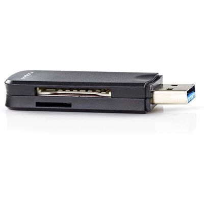 Nedis Kisméretű kártyaolvasó - USB 3.2 Gen 1 - Fekete Nedis Kisméretű kártyaolvasó - USB 3.2 Gen 1 - Fekete