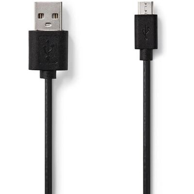 Nedis CCGP60500BK05 Cablu USB - USB A Micro-USB B - 0,5 m Nedis CCGP60500BK05 Cablu USB - USB A Micro-USB B - 0,5 m