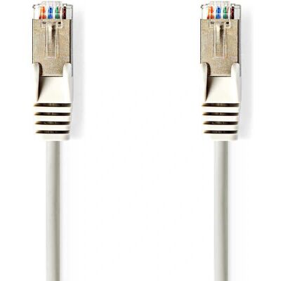Nedis 5m Harmaa Cat5e Verkkokaapeli - Ethernet, SF/UTP, RJ45 Nedis 5m Harmaa Cat5e Verkkokaapeli - Ethernet, SF/UTP, RJ45