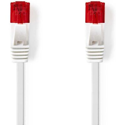 Cable de red Nedis - 3m U/UTP Cat6 Blanco Cable de red Nedis - 3m U/UTP Cat6 Blanco