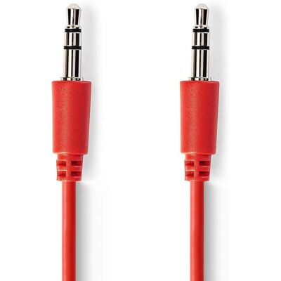 Nedis CAGP22005RD10 Rood 1m stereo audiokabel Nedis CAGP22005RD10 Rood 1m stereo audiokabel