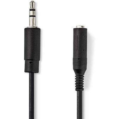 Nedis Äänikaapeli - 0,2 m - Musta - 3,5mm - 6,35mm - Stereo Nedis Äänikaapeli - 0,2 m - Musta - 3,5mm - 6,35mm - Stereo