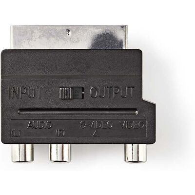 Nedis Model CVGP31902BK - Videokabeladapter voor SCART, RCA, S-Video Nedis Model CVGP31902BK - Videokabeladapter voor SCART, RCA, S-Video