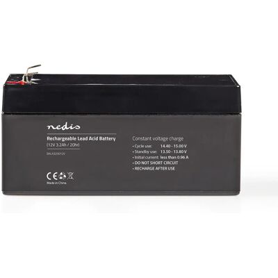 Nedis BALA320012V UPS battery - 12V 3.2Ah Sealed Lead Acid Nedis BALA320012V UPS battery - 12V 3.2Ah Sealed Lead Acid
