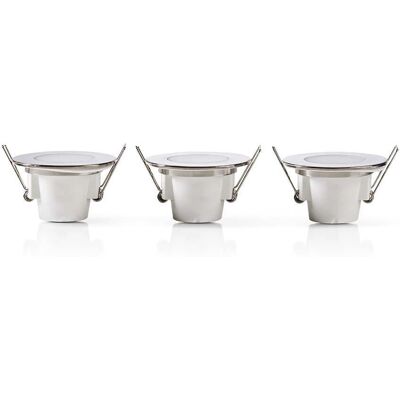 Nedis Innfelt LED-Downlights - 3 Pakninger - 2700 K - 4,6 W - Hvit - LED Downlight Nedis Innfelt LED-Downlights - 3 Pakninger - 2700 K - 4,6 W - Hvit - LED Downlight