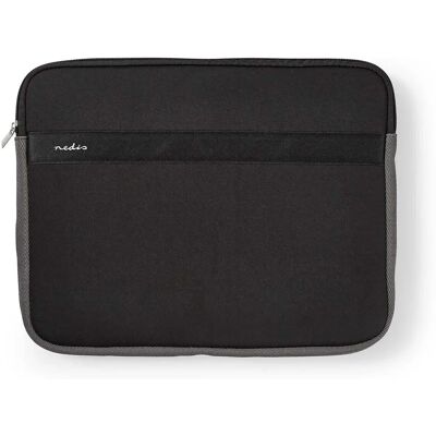 Nedis Notebook Case - 13-14 inch - Neoprene - Black, Anthracite Nedis Notebook Case - 13-14 inch - Neoprene - Black, Anthracite