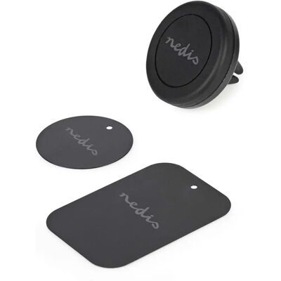 Suporte de carro Nedis - Suporte magnético universal para ventilação - Preto Suporte de carro Nedis - Suporte magnético universal para ventilação - Preto