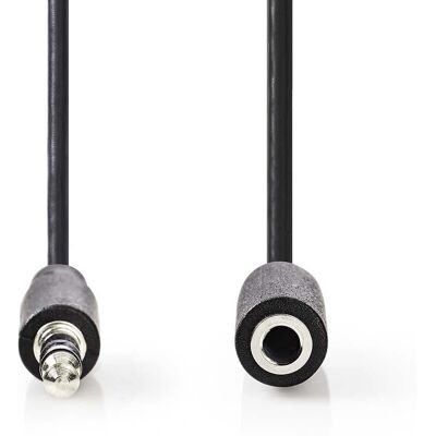 Nedis CAGB22050BK100 - 10 m teräksinen kuparipinnoitteinen stereo audiojohto Nedis CAGB22050BK100 - 10 m teräksinen kuparipinnoitteinen stereo audiojohto