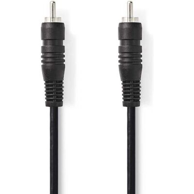 Nedis CAGB24170BK20 Schwarzes RCA-Audiokabel - Kabel Nedis CAGB24170BK20 Schwarzes RCA-Audiokabel - Kabel