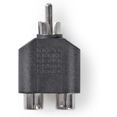 Nedis CAGB24940BK Adaptateur de câble - Changeur de genre RCA - Publicité Nedis CAGB24940BK Adaptateur de câble - Changeur de genre RCA - Publicité