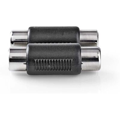 Nedis CAGB24952BK Kabel-Adapter - Stereo RCA-Verbinder Nedis CAGB24952BK Kabel-Adapter - Stereo RCA-Verbinder
