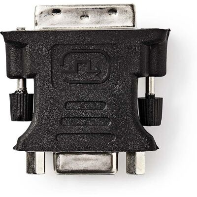 Nedis DVI-VGA sovitin - DVI-I 24+5 Pin 15 Pin - Musta Nedis DVI-VGA sovitin - DVI-I 24+5 Pin 15 Pin - Musta