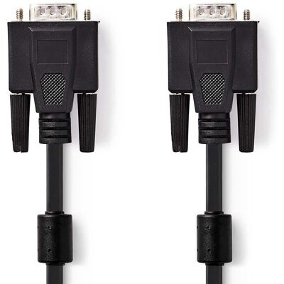 Nedis CCGB59000BK20 VGA-kabel - 1024x768 - 2m - Svart - VGA-kabel Nedis CCGB59000BK20 VGA-kabel - 1024x768 - 2m - Svart - VGA-kabel