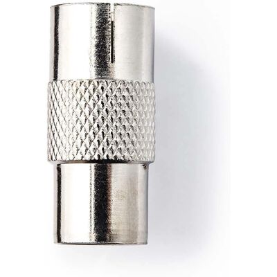 Nedis CSGB40942ME Changeur de genre de câble - Coaxial, Argent, Droit - Changeur de genre - Publicité Nedis CSGB40942ME Changeur de genre de câble - Coaxial, Argent, Droit - Changeur de genre - Publicité