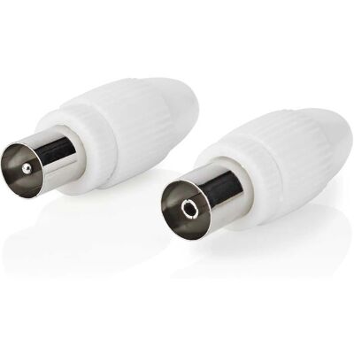Nedis Modelo CSGB40999WT Conector Coaxial Níquel Nedis Modelo CSGB40999WT Conector Coaxial Níquel