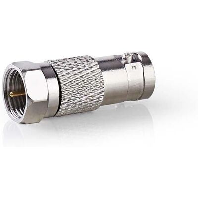 Nedis Modell CSGB41952ME Nickel F-Typ Satelliten- & Antennenadapter - Kabelverbinder Nedis Modell CSGB41952ME Nickel F-Typ Satelliten- & Antennenadapter - Kabelverbinder