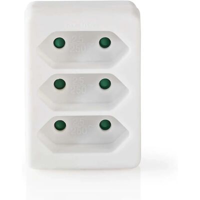 Nedis Verlängerung - 3 Steckdosen F CEE 7/7 - Weiß Nedis Verlängerung - 3 Steckdosen F CEE 7/7 - Weiß