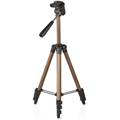 Trépied Nedis - Support de caméra réglable pour photo & vidéo - Bronze, Argent - Publicité Trépied Nedis - Support de caméra réglable pour photo & vidéo - Bronze, Argent - Publicité