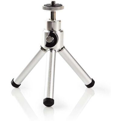 Nedis Mini Trépied 13,4 cm - NOIR et argent Nedis Mini Trépied 13,4 cm - NOIR et argent