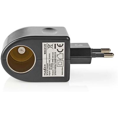 Nedis Steckdosen Adapter - Euro / Typ C - 12V 6W Nedis Steckdosen Adapter - Euro / Typ C - 12V 6W