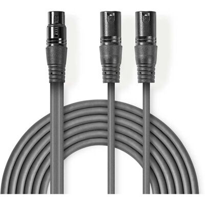 Nedis Malli COTH15020GY15 Tasapainotettu XLR-äänikapeli - 1,5 m Nedis Malli COTH15020GY15 Tasapainotettu XLR-äänikapeli - 1,5 m
