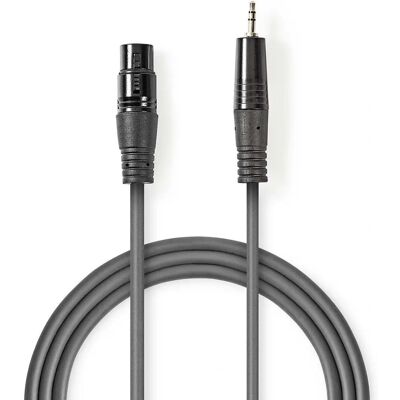 Nedis Marke Model - Balanced Audio Cable - 1,5 m - XLR 3-polig Nedis Marke Model - Balanced Audio Cable - 1,5 m - XLR 3-polig