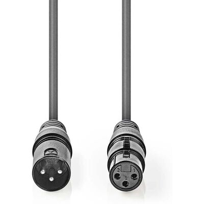Nedis Marke Modell - XLR Audiokabel 15m - Bühne & Professionell Nedis Marke Modell - XLR Audiokabel 15m - Bühne & Professionell