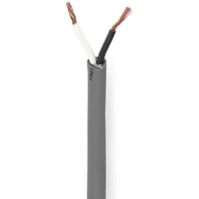 Nedis Audiokabel 100 m - Rund, Kupfer, Dunkelgrau Nedis Audiokabel 100 m - Rund, Kupfer, Dunkelgrau