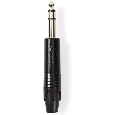 Nedis Drahtverbinder - Gerade - Schwarz - Audio Stecker Nedis Drahtverbinder - Gerade - Schwarz - Audio Stecker