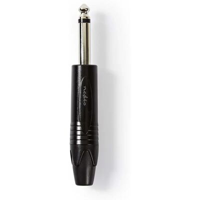 Nedis Mono 6,35 mm Audio-Stecker - Professioneller Metall-Klinkenstecker Nedis Mono 6,35 mm Audio-Stecker - Professioneller Metall-Klinkenstecker