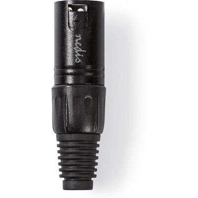 Nedis Marke XLR Männlicher Stecker - 3-polig Professionelles Audio Nedis Marke XLR Männlicher Stecker - 3-polig Professionelles Audio