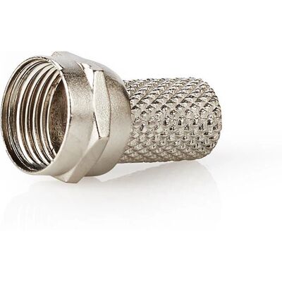 Nedis Nickel F-connector Rakt - Koaxialkontakt 75Ω Nedis Nickel F-connector Rakt - Koaxialkontakt 75Ω