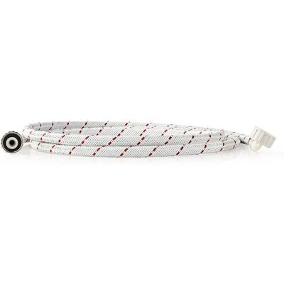 Nedis Wasserhahnanschluss - Nylon, 2,50m, 10 Bar, Weiß/Rot - Wasserhahnanschluss Nedis Wasserhahnanschluss - Nylon, 2,50m, 10 Bar, Weiß/Rot - Wasserhahnanschluss