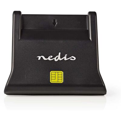 Nedis älykortinlukija USB 2.0 - Musta Nedis älykortinlukija USB 2.0 - Musta