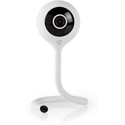 Câmera de Segurança Nedis WIFICI11CWT - Interior, Full HD 1080p, Wi-Fi, Detecção de Movimento Câmera de Segurança Nedis WIFICI11CWT - Interior, Full HD 1080p, Wi-Fi, Detecção de Movimento