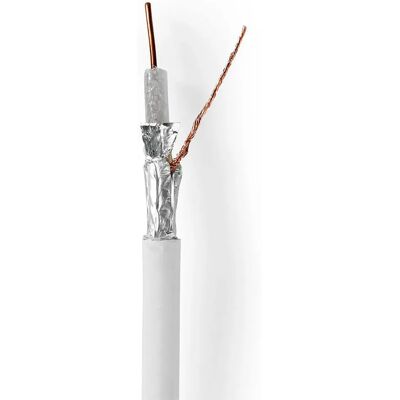 Nedis Modell CSBR4050WT1000 Weiß 100m Koaxialkabel Nedis Modell CSBR4050WT1000 Weiß 100m Koaxialkabel