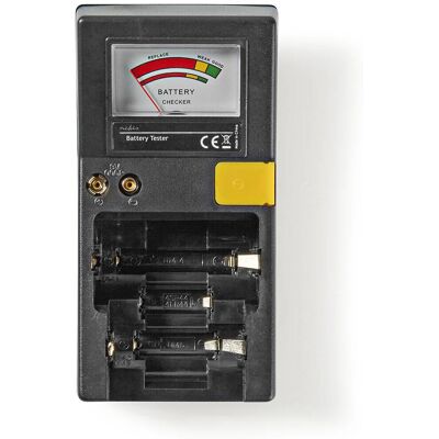 Nedis Batterietester - Kompakt, 9V-AA-AAA-Knopfzelle - Schwarz Nedis Batterietester - Kompakt, 9V-AA-AAA-Knopfzelle - Schwarz