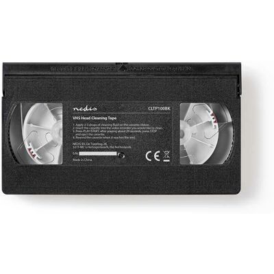 Nedis CLTP100BK Puhdistusnauha - VHS-koppien Puhdistus Nedis CLTP100BK Puhdistusnauha - VHS-koppien Puhdistus