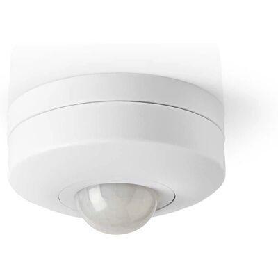 Nedis Bewegingsdetector - PIR Sensor - Binnen - 360° - Wit Nedis Bewegingsdetector - PIR Sensor - Binnen - 360° - Wit