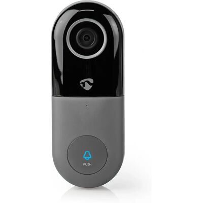 Nedis WIFICDP10GY Doorbell Kit - Video Doorbell, Grey Nedis WIFICDP10GY Doorbell Kit - Video Doorbell, Grey