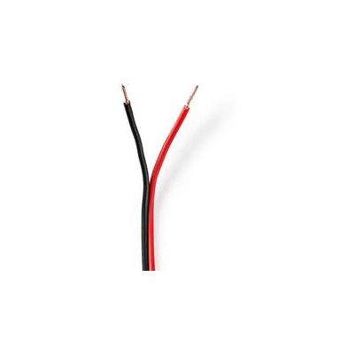 Nedis Modèle CABR0750BK1000 - Câble audio 100 m Noir, Rouge - Publicité Nedis Modèle CABR0750BK1000 - Câble audio 100 m Noir, Rouge - Publicité