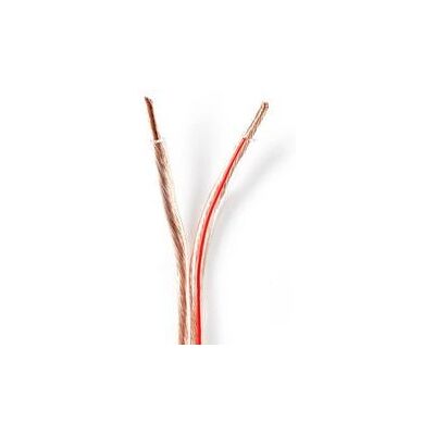 Nedis Lautsprecherkabel 15 m Transparent - Kupfer - PVC Nedis Lautsprecherkabel 15 m Transparent - Kupfer - PVC