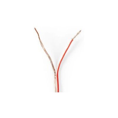Nedis Audiokabel - 15m, Transparent, Rund PVC, CCA, Modell CAGW0750TR150 - Audiokabel Nedis Audiokabel - 15m, Transparent, Rund PVC, CCA, Modell CAGW0750TR150 - Audiokabel