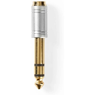 Nedis Stereo-Adapter - 6,35 mm auf 3,5 mm - Silber Nedis Stereo-Adapter - 6,35 mm auf 3,5 mm - Silber